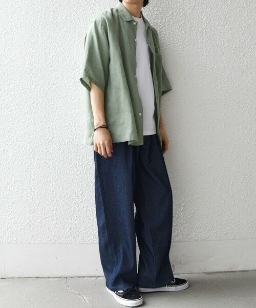 SHIPS / シップス その他パンツ | SHIPS any: ライト メッシュ デニム 1タック リラックス パンツ (セットアップ対応)◆ | 詳細13