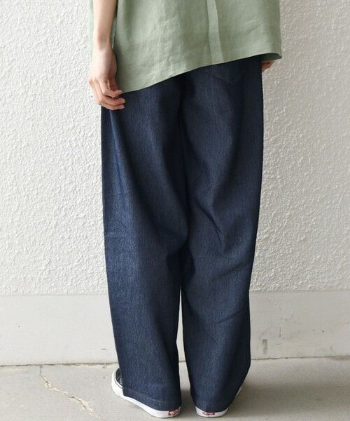 SHIPS / シップス その他パンツ | SHIPS any: ライト メッシュ デニム 1タック リラックス パンツ (セットアップ対応)◆ | 詳細16