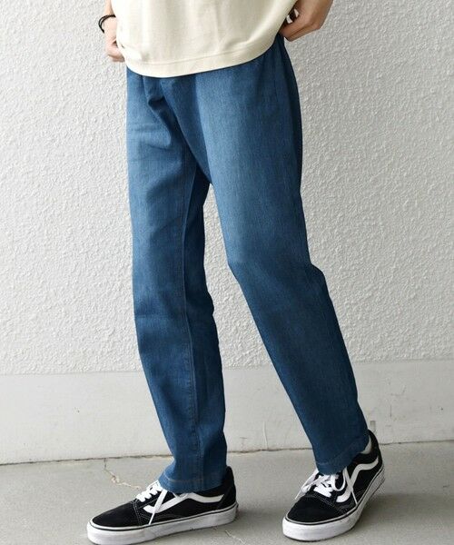 SHIPS / シップス その他パンツ | SHIPS any: ライト メッシュ デニム テーパード パンツ (セットアップ対応)◆ | 詳細10