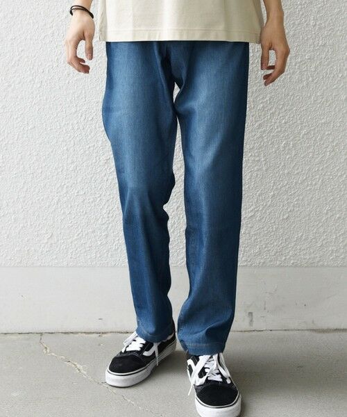 SHIPS / シップス その他パンツ | SHIPS any: ライト メッシュ デニム テーパード パンツ (セットアップ対応)◆ | 詳細9