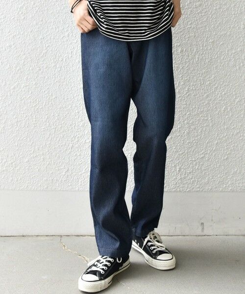 SHIPS / シップス その他パンツ | SHIPS any: ライト メッシュ デニム テーパード パンツ (セットアップ対応)◆ | 詳細14