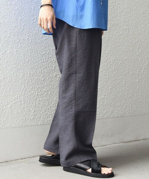 SHIPS / シップス その他パンツ | SHIPS any:〈洗濯機可能〉リネン混 2プリーツ リラックス ワイド テーパード パンツ◆ | 詳細20