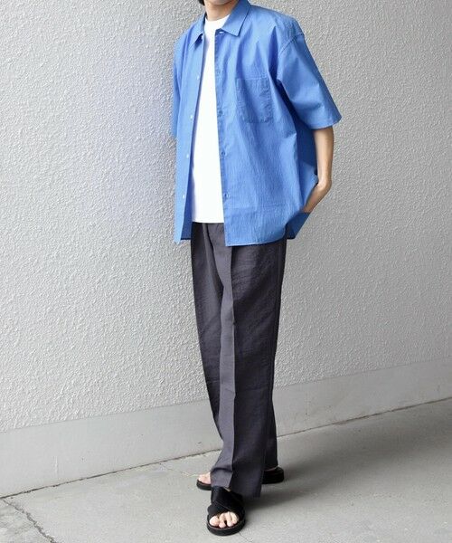 SHIPS / シップス その他パンツ | SHIPS any:〈洗濯機可能〉リネン混 2プリーツ リラックス ワイド テーパード パンツ◆ | 詳細17