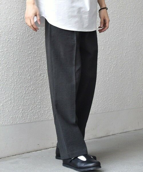 SHIPS / シップス その他パンツ | SHIPS any:〈洗濯機可能〉リネン混 2プリーツ リラックス ワイド テーパード パンツ◆ | 詳細25