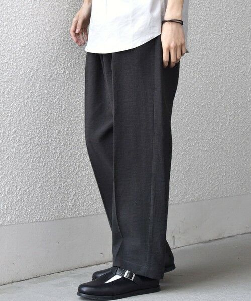 SHIPS / シップス その他パンツ | SHIPS any:〈洗濯機可能〉リネン混 2プリーツ リラックス ワイド テーパード パンツ◆ | 詳細26