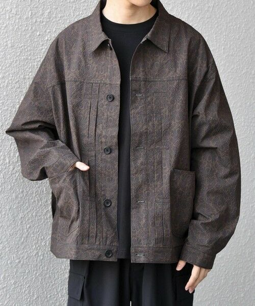 SHIPS / シップス ブルゾン | SHIPS any:〈撥水/軽量/ストレッチ〉SOLOTEX(R) シアサッカー トラック ブルゾン 26SS(セットアップ対応)◆（キャメル）