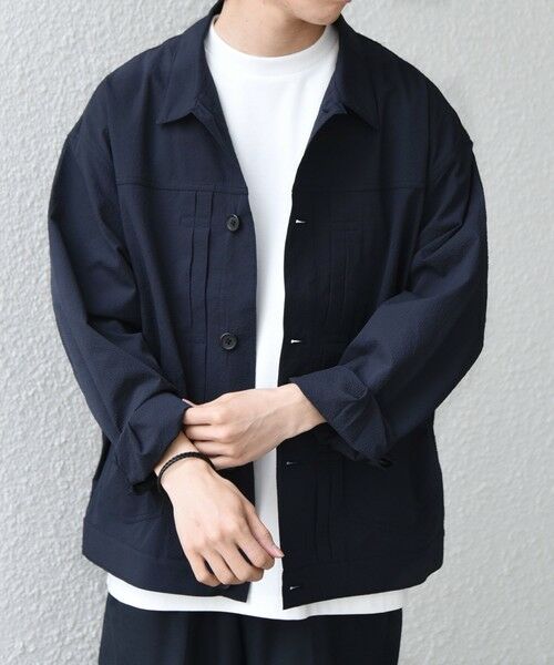 SHIPS / シップス ブルゾン | SHIPS any:〈撥水/軽量/ストレッチ〉SOLOTEX(R) シアサッカー トラック ブルゾン 26SS(セットアップ対応)◇ | 詳細27