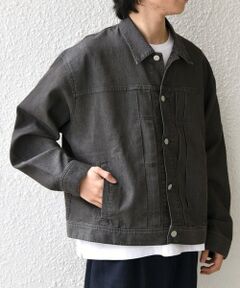 SHIPS / シップス ブルゾン | SHIPS any: ライト メッシュ デニム リラックス ジャケット(セットアップ対応)◆