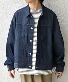 SHIPS / シップス ブルゾン | SHIPS any: ライト メッシュ デニム リラックス ジャケット(セットアップ対応)◆