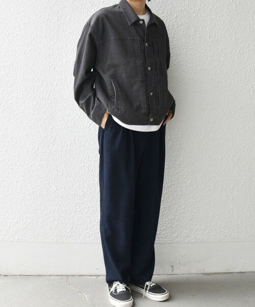 SHIPS / シップス ブルゾン | SHIPS any: ライト メッシュ デニム リラックス ジャケット(セットアップ対応)◆ | 詳細2