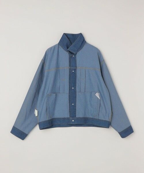 SHIPS / シップス ブルゾン | SHIPS any: ライト メッシュ デニム リラックス ジャケット(セットアップ対応)◇ | 詳細20