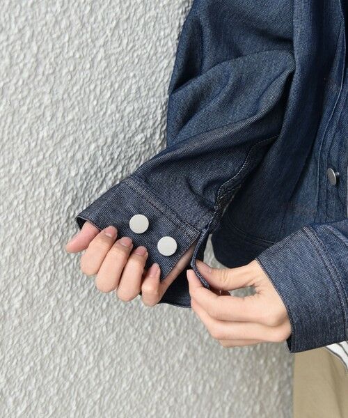 SHIPS / シップス ブルゾン | SHIPS any: ライト メッシュ デニム リラックス ジャケット(セットアップ対応)◆ | 詳細16