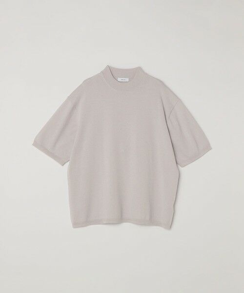 SHIPS / シップス Tシャツ | SHIPS any:〈手洗い可能〉ハイゲージ リネン ミックス サマーニット モックネック Tシャツ 26SS◆ | 詳細7