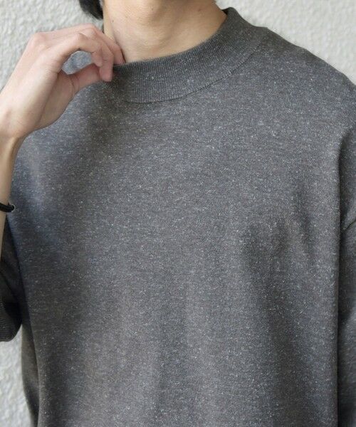 SHIPS / シップス Tシャツ | SHIPS any:〈手洗い可能〉ハイゲージ リネン ミックス サマーニット モックネック Tシャツ 26SS◆ | 詳細12