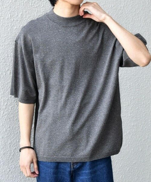 SHIPS / シップス Tシャツ | SHIPS any:〈手洗い可能〉ハイゲージ リネン ミックス サマーニット モックネック Tシャツ 26SS◆ | 詳細9