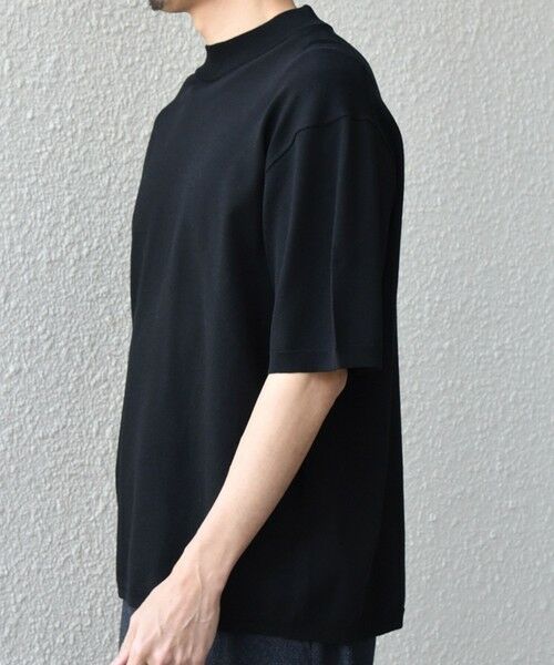 SHIPS / シップス Tシャツ | SHIPS any:〈手洗い可能〉ハイゲージ リネン ミックス サマーニット モックネック Tシャツ 26SS◆ | 詳細16