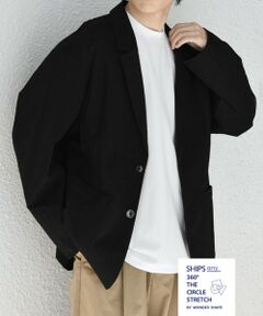 SHIPS / シップス テーラードジャケット | SHIPS any:〈接触冷感/ストレッチ〉360° THE CIRCLE STRETCH リネン ミックス リラックス ジャケット(セットアップ対応)◆