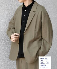 SHIPS / シップス テーラードジャケット | SHIPS any:〈接触冷感/ストレッチ〉360° THE CIRCLE STRETCH リネン ミックス リラックス ジャケット(セットアップ対応)◆