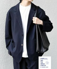 SHIPS / シップス テーラードジャケット | SHIPS any:〈接触冷感/ストレッチ〉360° THE CIRCLE STRETCH リネン ミックス リラックス ジャケット(セットアップ対応)◆