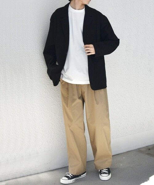 SHIPS / シップス テーラードジャケット | SHIPS any:〈接触冷感/ストレッチ〉360° THE CIRCLE STRETCH リネン ミックス リラックス ジャケット(セットアップ対応)◆ | 詳細1