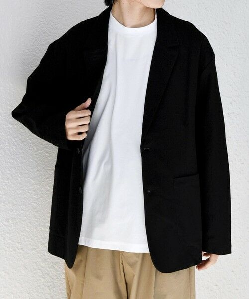 SHIPS / シップス テーラードジャケット | SHIPS any:〈接触冷感/ストレッチ〉360° THE CIRCLE STRETCH リネン ミックス リラックス ジャケット(セットアップ対応)◆ | 詳細2