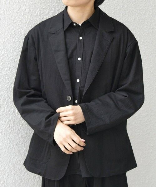 SHIPS / シップス テーラードジャケット | SHIPS any:〈接触冷感/ストレッチ〉360° THE CIRCLE STRETCH リネン ミックス リラックス ジャケット(セットアップ対応)◇ | 詳細7