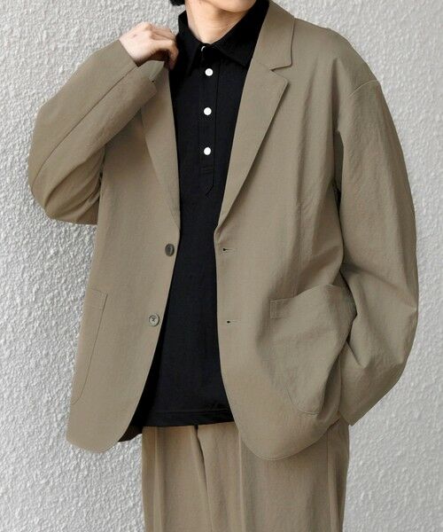 SHIPS / シップス テーラードジャケット | SHIPS any:〈接触冷感/ストレッチ〉360° THE CIRCLE STRETCH リネン ミックス リラックス ジャケット(セットアップ対応)◆ | 詳細11