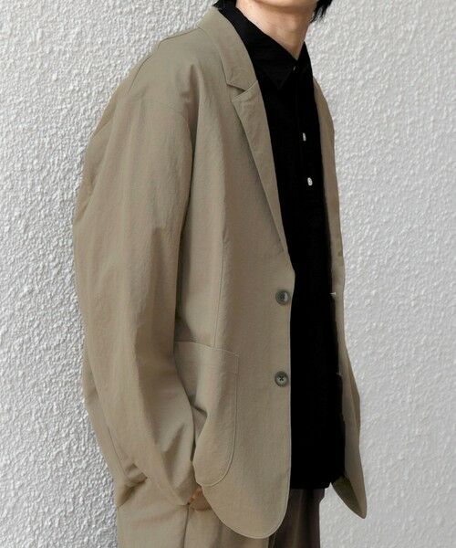 SHIPS / シップス テーラードジャケット | SHIPS any:〈接触冷感/ストレッチ〉360° THE CIRCLE STRETCH リネン ミックス リラックス ジャケット(セットアップ対応)◆ | 詳細12