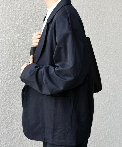 SHIPS / シップス テーラードジャケット | SHIPS any:〈接触冷感/ストレッチ〉360° THE CIRCLE STRETCH リネン ミックス リラックス ジャケット(セットアップ対応)◆ | 詳細19