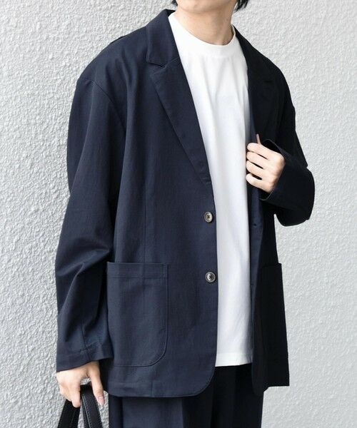 SHIPS / シップス テーラードジャケット | SHIPS any:〈接触冷感/ストレッチ〉360° THE CIRCLE STRETCH リネン ミックス リラックス ジャケット(セットアップ対応)◆ | 詳細20