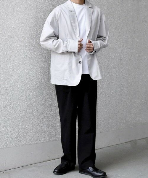 SHIPS / シップス テーラードジャケット | 【WEB限定】SHIPS any: ハイブリッドリネン リラックス テーラード ジャケット (セットアップ対応)26SS◆ | 詳細1