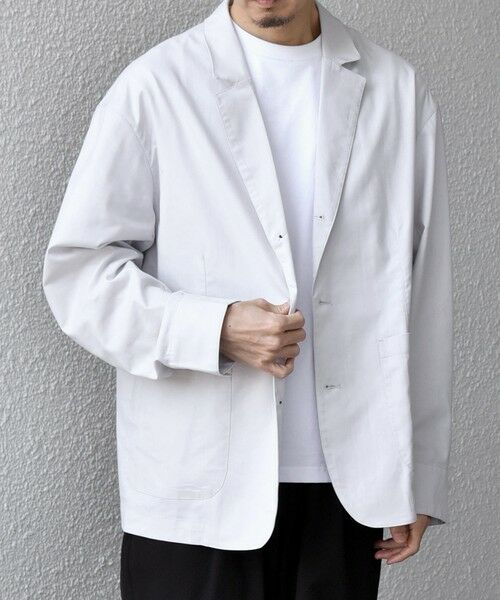 SHIPS / シップス テーラードジャケット | 【WEB限定】SHIPS any: ハイブリッドリネン リラックス テーラード ジャケット (セットアップ対応)26SS◆ | 詳細3