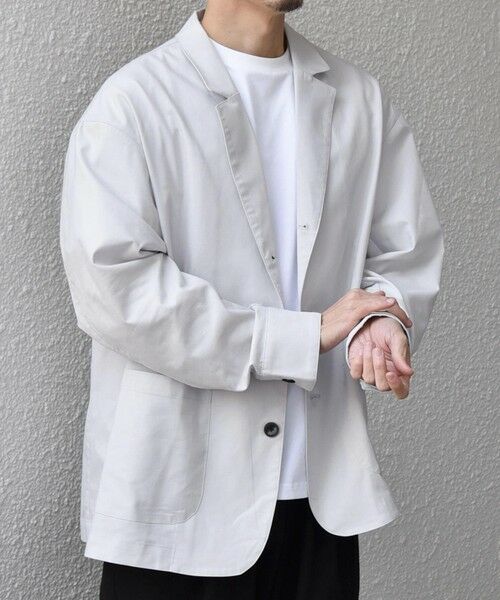 SHIPS / シップス テーラードジャケット | 【WEB限定】SHIPS any: ハイブリッドリネン リラックス テーラード ジャケット (セットアップ対応)26SS◆ | 詳細5