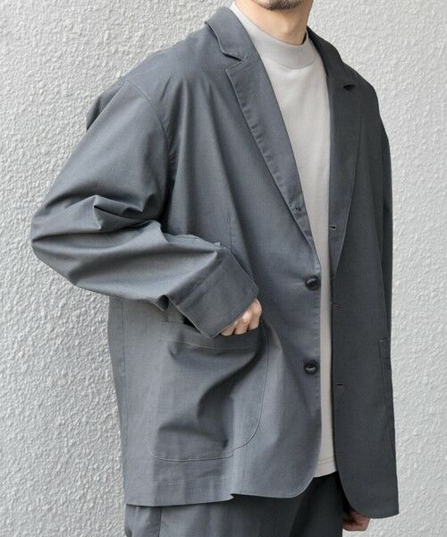 SHIPS / シップス テーラードジャケット | 【WEB限定】SHIPS any: ハイブリッドリネン リラックス テーラード ジャケット (セットアップ対応)26SS◆ | 詳細10