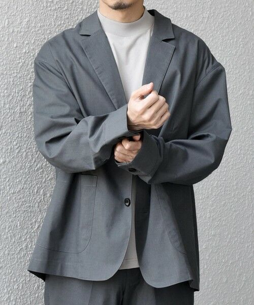 SHIPS / シップス テーラードジャケット | 【WEB限定】SHIPS any: ハイブリッドリネン リラックス テーラード ジャケット (セットアップ対応)26SS◆ | 詳細8