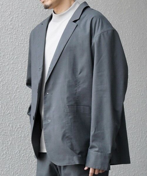 SHIPS / シップス テーラードジャケット | 【WEB限定】SHIPS any: ハイブリッドリネン リラックス テーラード ジャケット (セットアップ対応)26SS◆ | 詳細9