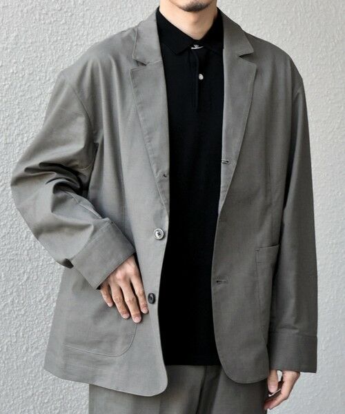 SHIPS / シップス テーラードジャケット | 【WEB限定】SHIPS any: ハイブリッドリネン リラックス テーラード ジャケット (セットアップ対応)26SS◆ | 詳細14