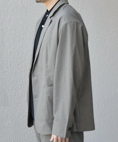 SHIPS / シップス テーラードジャケット | 【WEB限定】SHIPS any: ハイブリッドリネン リラックス テーラード ジャケット (セットアップ対応)26SS◆ | 詳細15