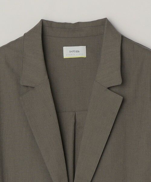SHIPS / シップス テーラードジャケット | 【WEB限定】SHIPS any: ハイブリッドリネン リラックス テーラード ジャケット◆ | 詳細22