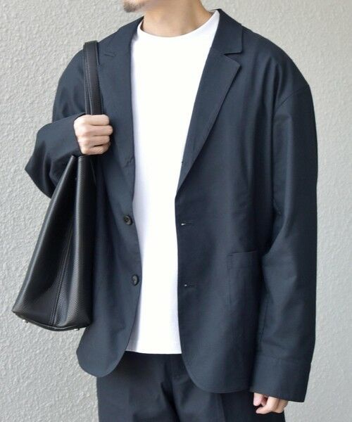 SHIPS / シップス テーラードジャケット | 【WEB限定】SHIPS any: ハイブリッドリネン リラックス テーラード ジャケット (セットアップ対応)26SS◆ | 詳細19