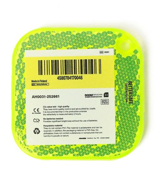 SHIPS / シップス チャーム | ANAheim: バーコード ドゥーム リフレクター（イエロー）