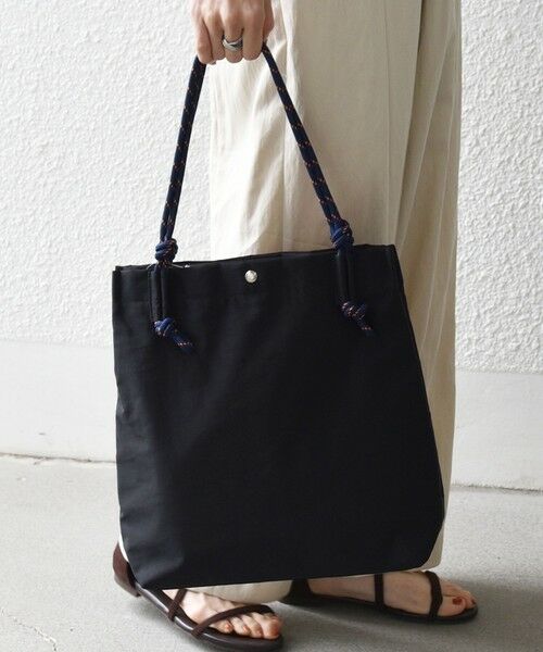 SHIPS / シップス トートバッグ | 《予約》SHIPS any: A4 ロープハンドル パーテーション トート | 詳細1