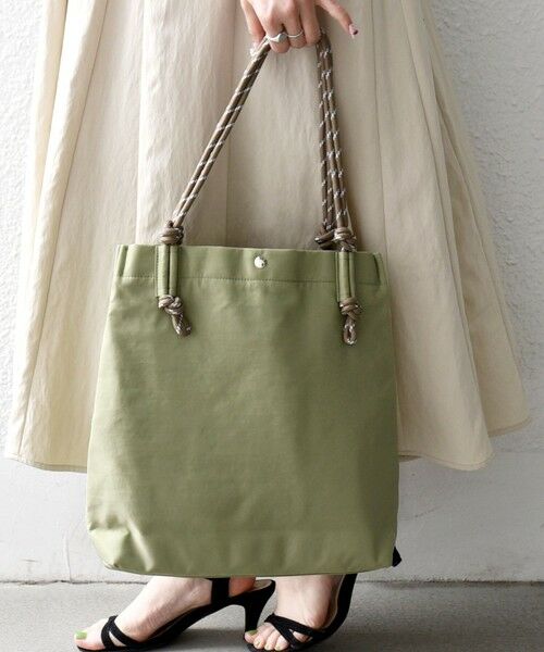 SHIPS / シップス トートバッグ | 《予約》SHIPS any: A4 ロープハンドル パーテーション トート | 詳細13