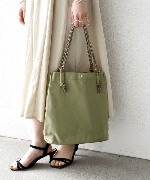 SHIPS / シップス トートバッグ | 《予約》SHIPS any: A4 ロープハンドル パーテーション トート | 詳細14