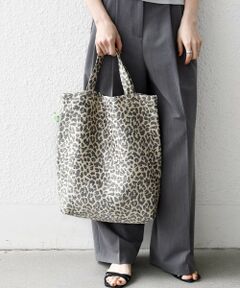 SHIPS / シップス トートバッグ | 《予約》BINDU: A4 レオパード ジャカード トート バッグ