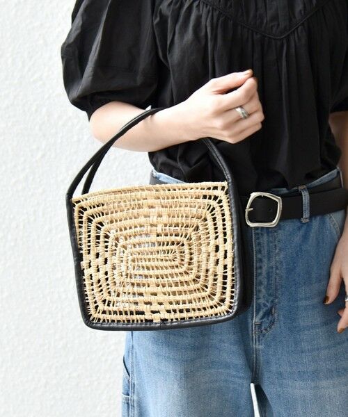 SHIPS / シップス ハンドバッグ | 《予約》TARANGO: スクエア ミニ カゴ バッグ | 詳細1