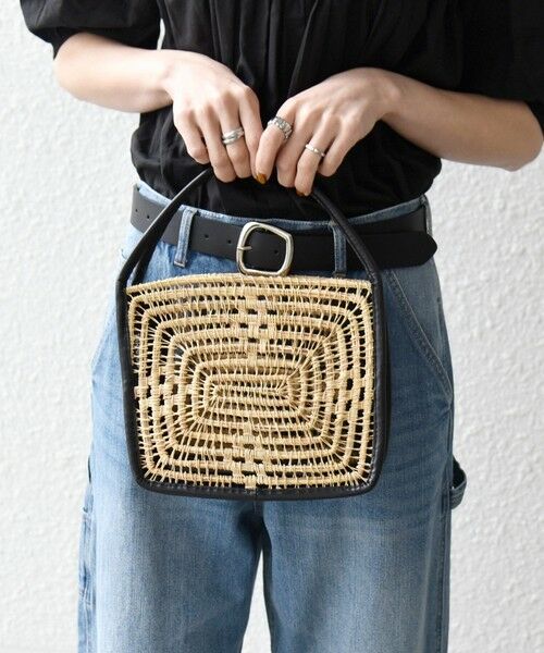 SHIPS / シップス ハンドバッグ | 《予約》TARANGO: スクエア ミニ カゴ バッグ | 詳細2