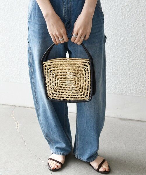 SHIPS / シップス ハンドバッグ | 《予約》TARANGO: スクエア ミニ カゴ バッグ | 詳細3