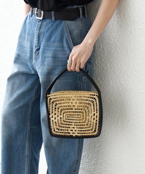 SHIPS / シップス ハンドバッグ | 《予約》TARANGO: スクエア ミニ カゴ バッグ | 詳細4