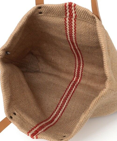 SHIPS / シップス トートバッグ | TARANGO: ライン デザイン ジュート ビッグ トート（A4対応） | 詳細15